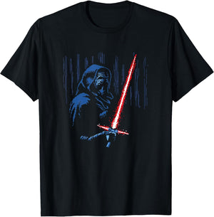 Star Wars The Force Awakens Kylo Ren Pixel Chest Portrait
