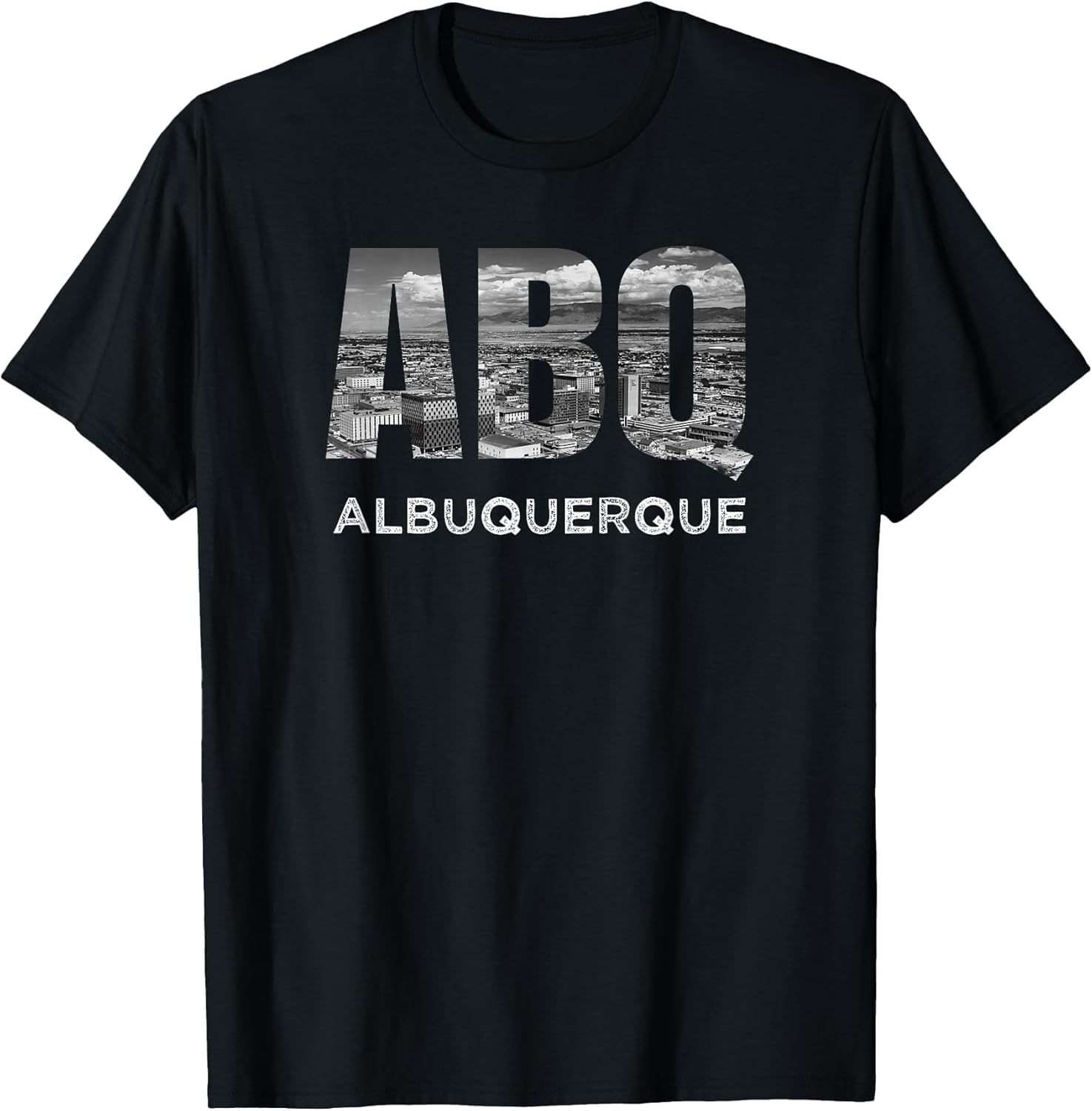 ABQ Albuquerque Skyline Art New Mexico Vacation Souvenir