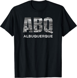 ABQ Albuquerque Skyline Art New Mexico Vacation Souvenir