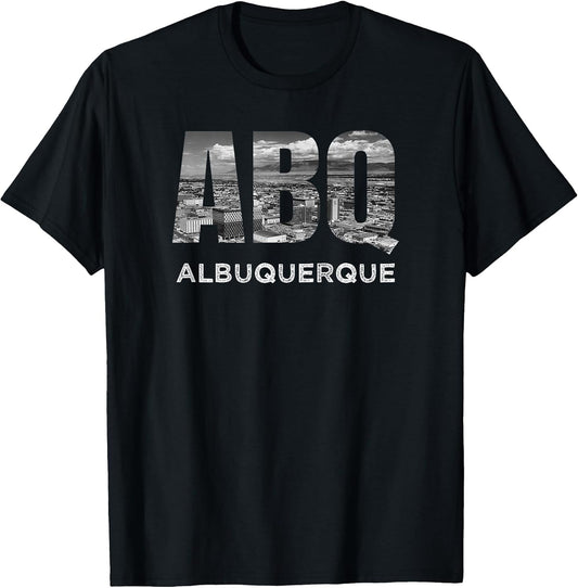 ABQ Albuquerque Skyline Art New Mexico Vacation Souvenir