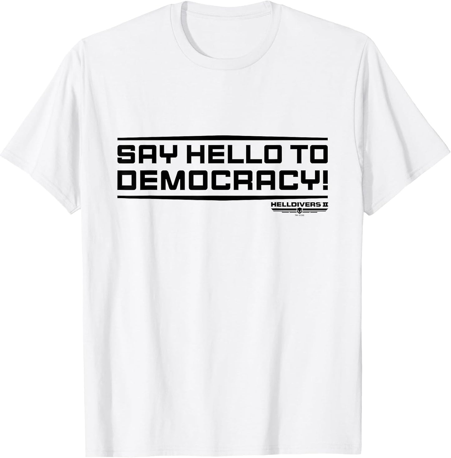 Helldivers 2 Sony PlayStation Game Say Hello to Democracy