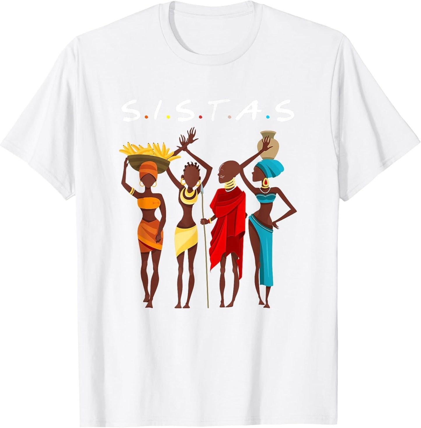 Black History Sistas African American Girl Black Pride Shirt