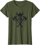 Til Valhalla Fight Hard Die Proud Viking Design