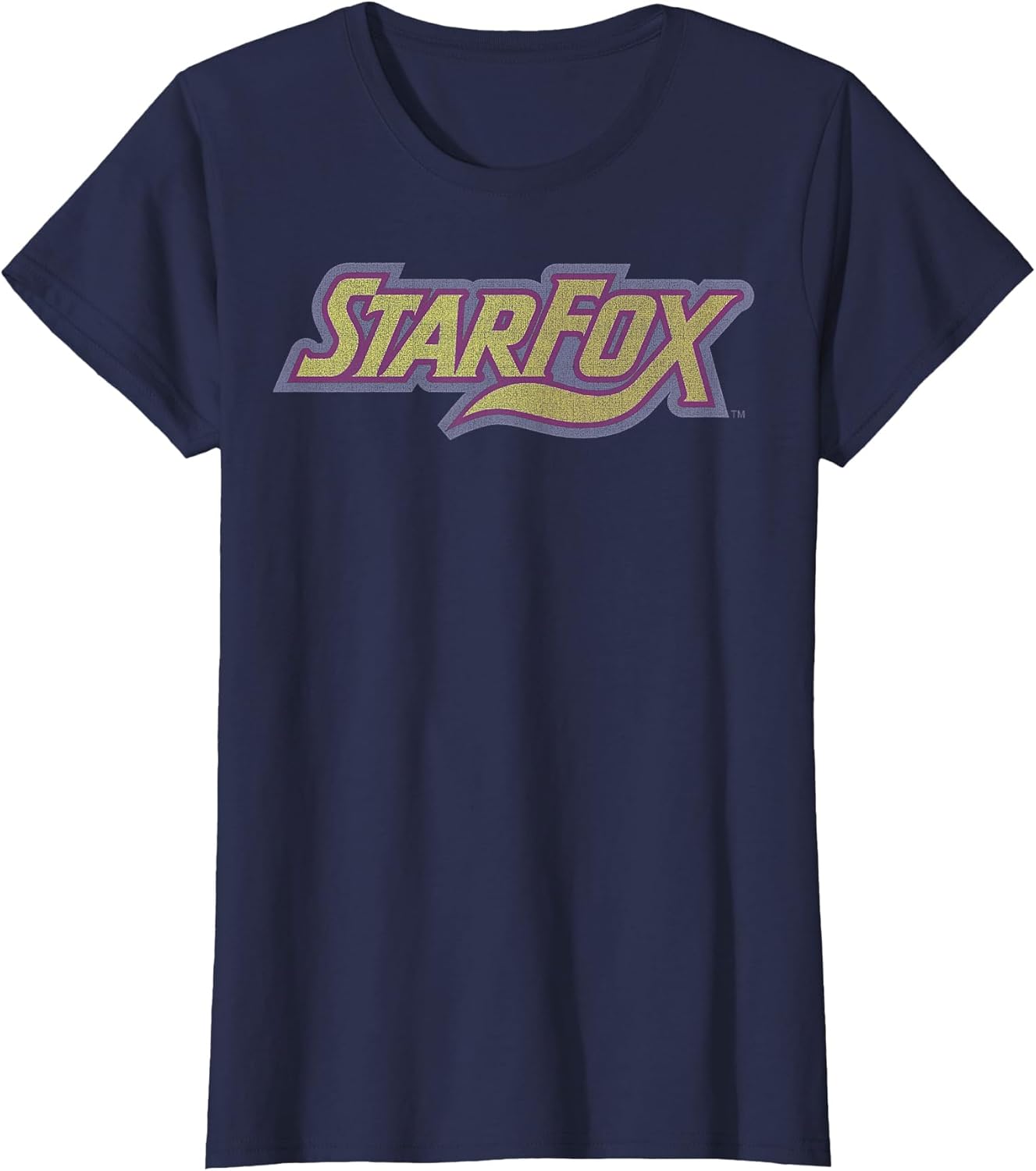 Star Fox Vintage Distressed Game Logo Graphic