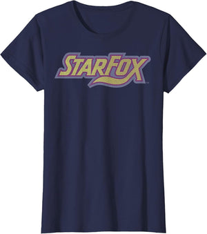 Star Fox Vintage Distressed Game Logo Graphic