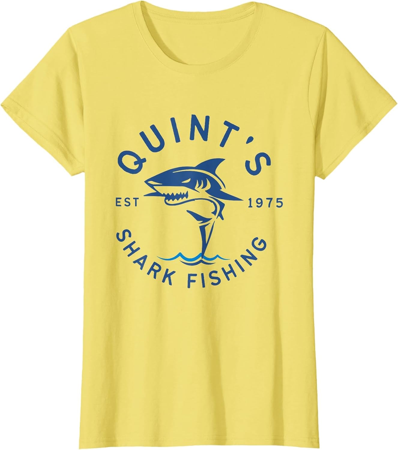 Vintage Quint's Shark Fishing 1975 Retro