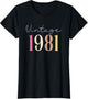 45 Years Old Vintage 1981 45th Birthday