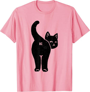 Hello Cat Butt Funny Black Cats