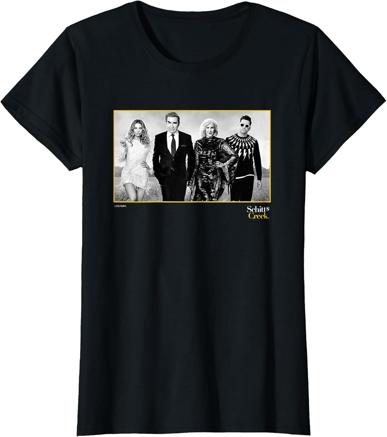 Schitt's Creek Cast Portrait with Alexis Johnny Moira David