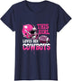 This Girl Loves Her Cowboys Football Leopard Pink Helmet