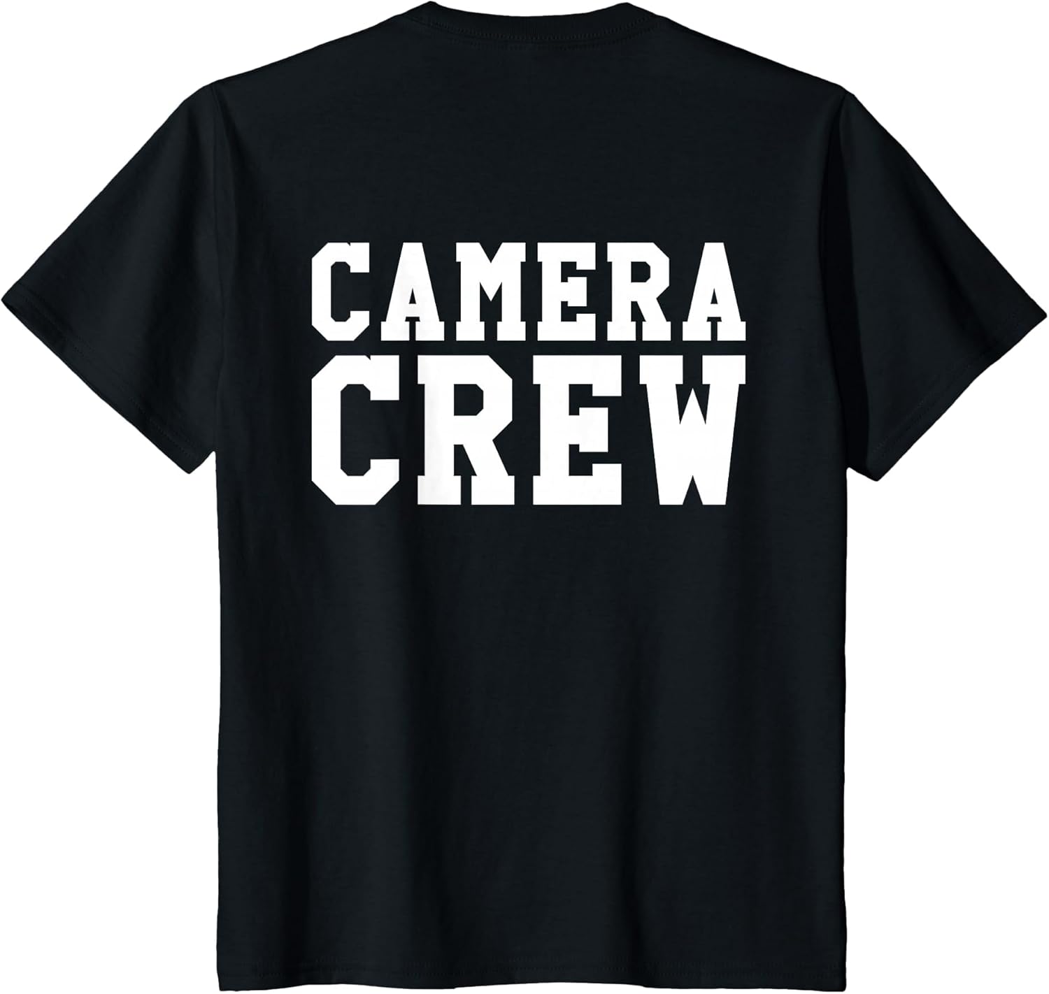 Back ONLY Camera Crew TV Film Production Shirt