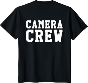 Back ONLY Camera Crew TV Film Production Shirt
