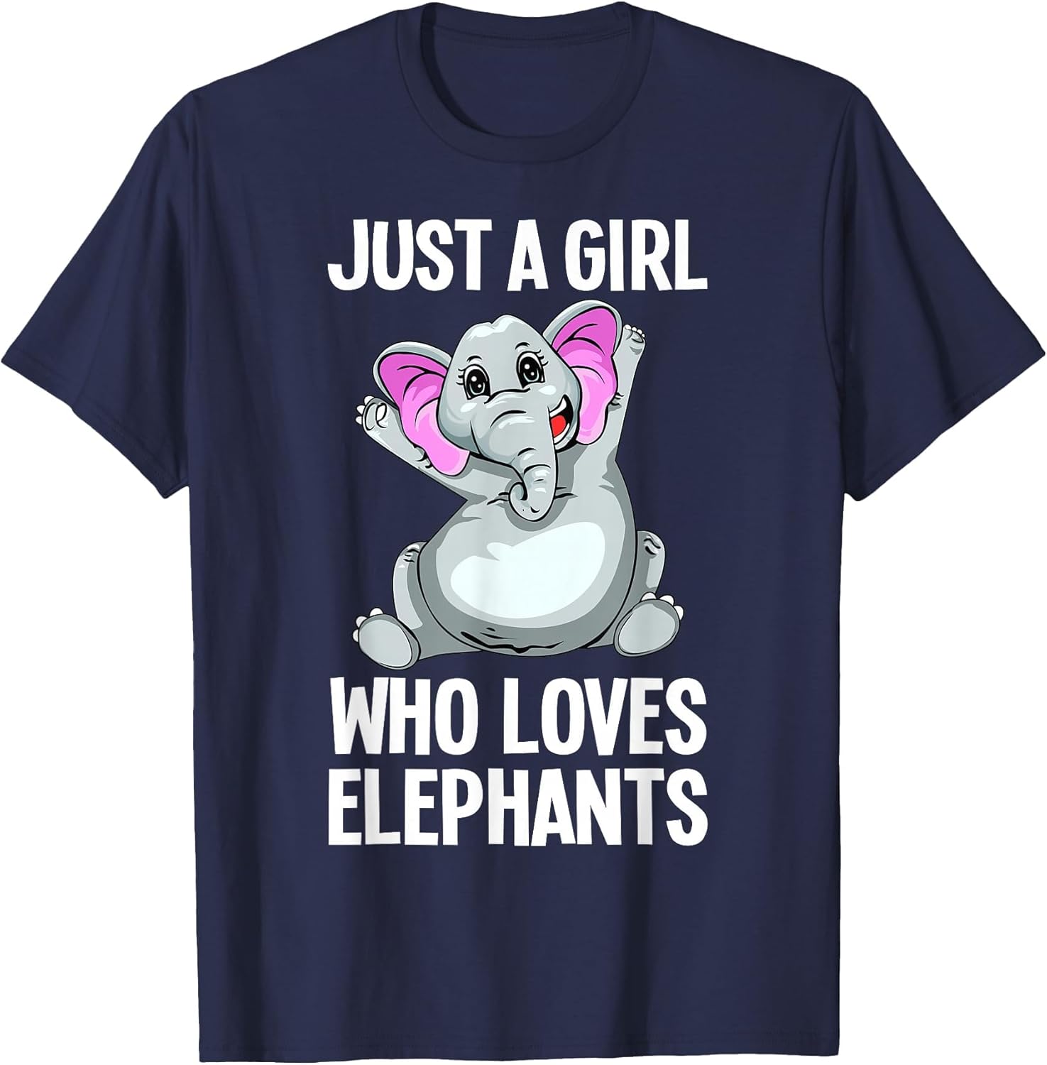 Funny Elephant Design for Girls Women Kids Elephant Lover