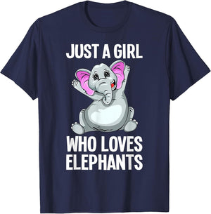 Funny Elephant Design for Girls Women Kids Elephant Lover