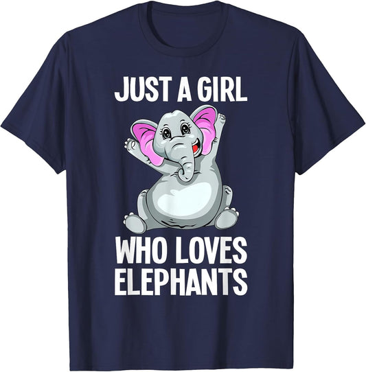 Funny Elephant Design for Girls Women Kids Elephant Lover