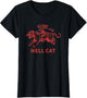 Cowgirl Riding Tiger Hell cat Vintage
