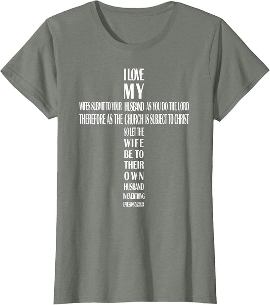 I Love My Husband Cross