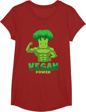 Vegan T Shirt - Vegan Plant Power Lifter
