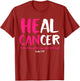 Breast Cancer Awareness Month He Can Heal Christian God Pink