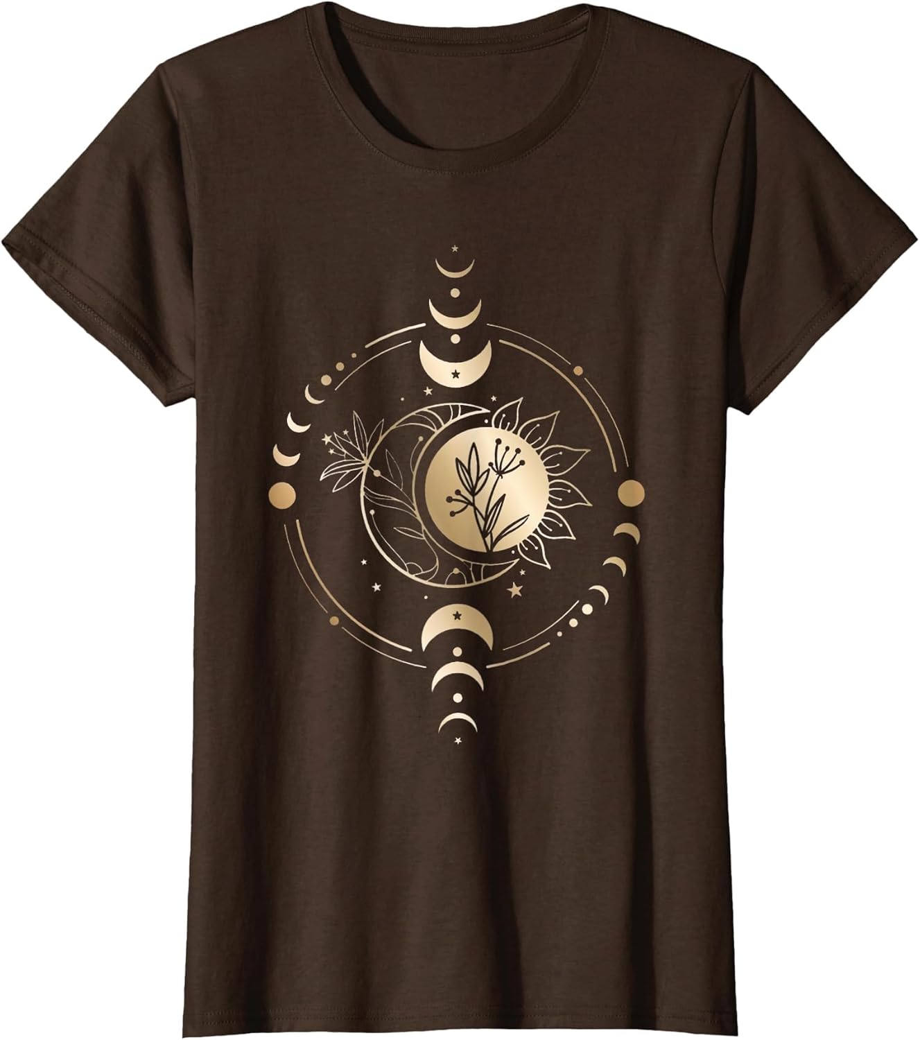 Mystic Moon and Sun Phase Celestial Boho Vintage