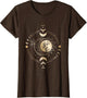 Mystic Moon and Sun Phase Celestial Boho Vintage