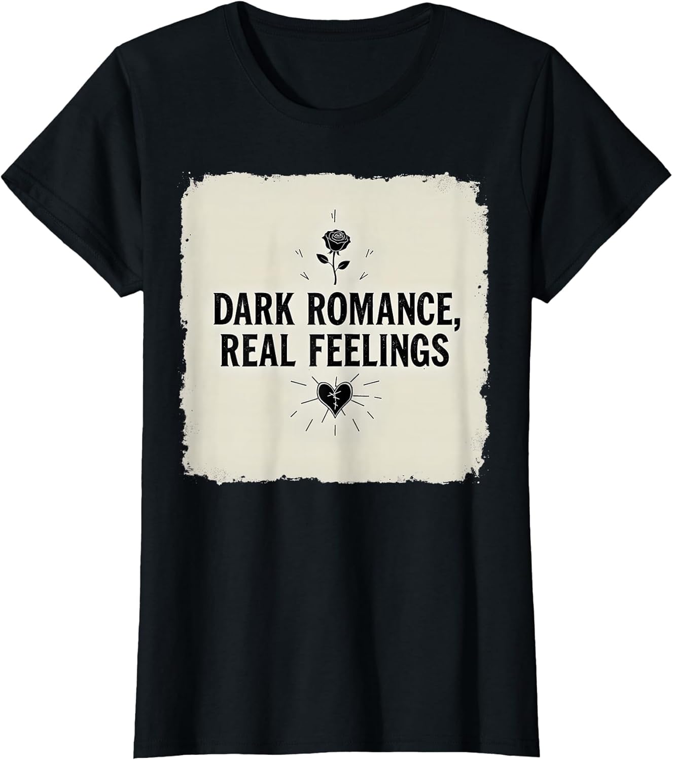 Dark Romance Real Feelings Emo Gothic Design