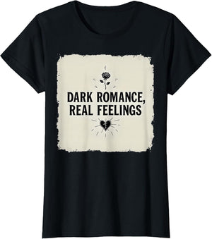 Dark Romance Real Feelings Emo Gothic Design