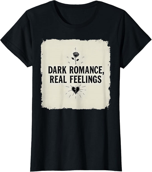 Dark Romance Real Feelings Emo Gothic Design