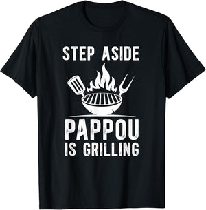 Pappou is Grilling Greek Grandpa Pappou Grandfather