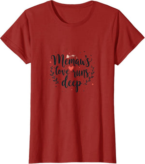 Memaw's Love Runs Deep Grandmother Design