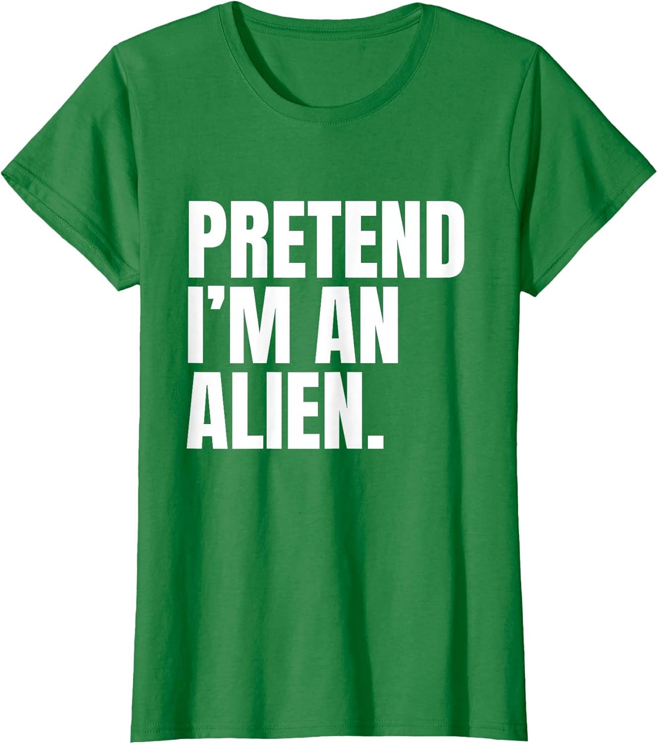 Pretend I’m an Alien Funny Minimalist Halloween Costume