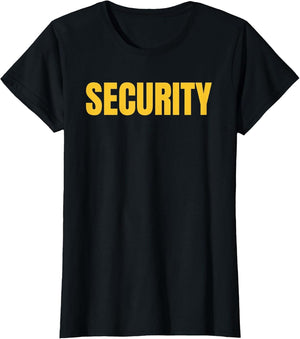 Security for Concert, Festival, Yellow Letter