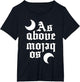 As Above so Below Witch Women's Gothic Wicca Witchy Goth