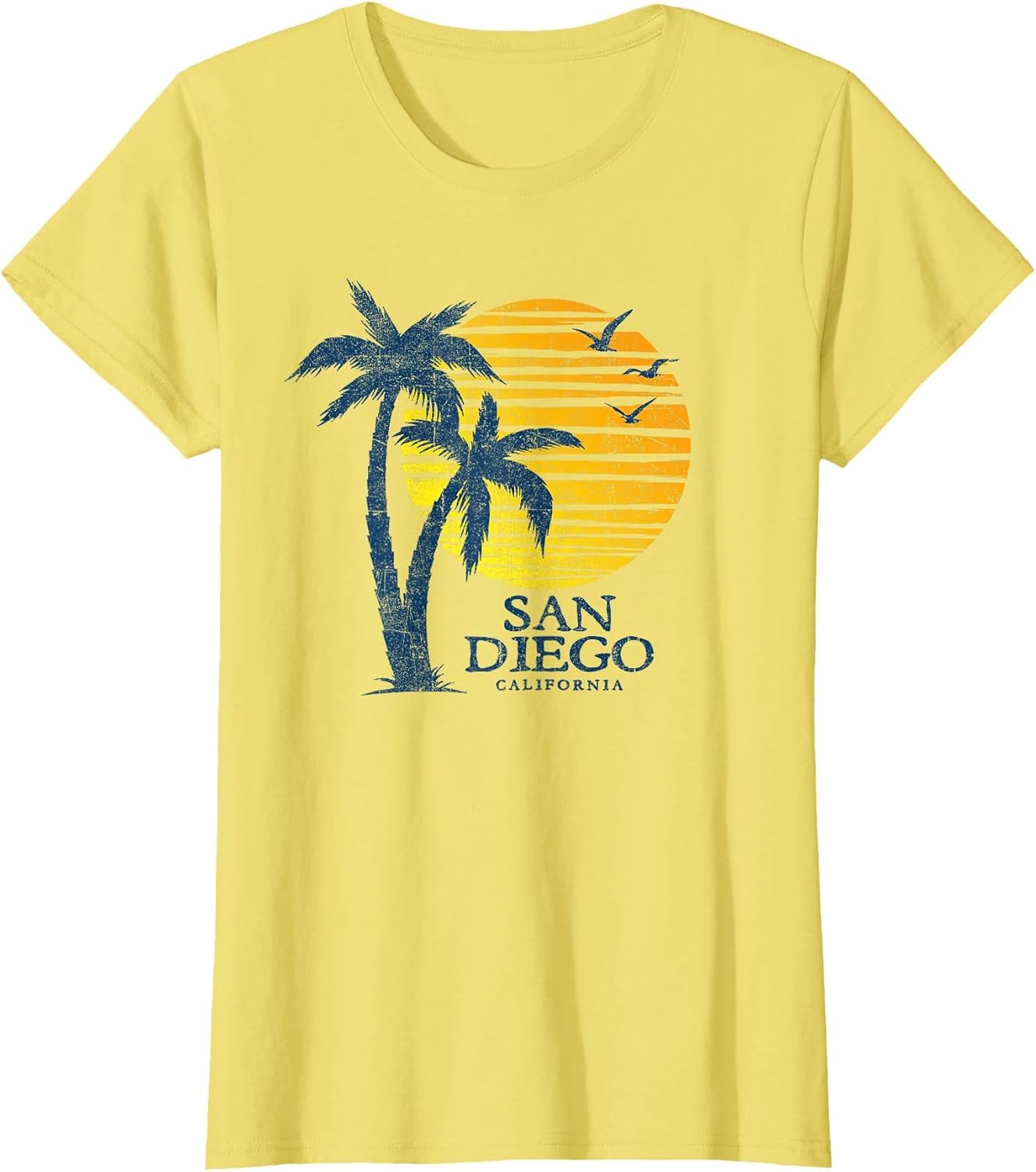 Vintage San Diego California Souvenir Beach Sunset