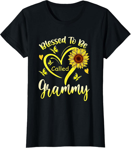 Blessed to Be Called Grammy Sunflower Floral Mothers Day