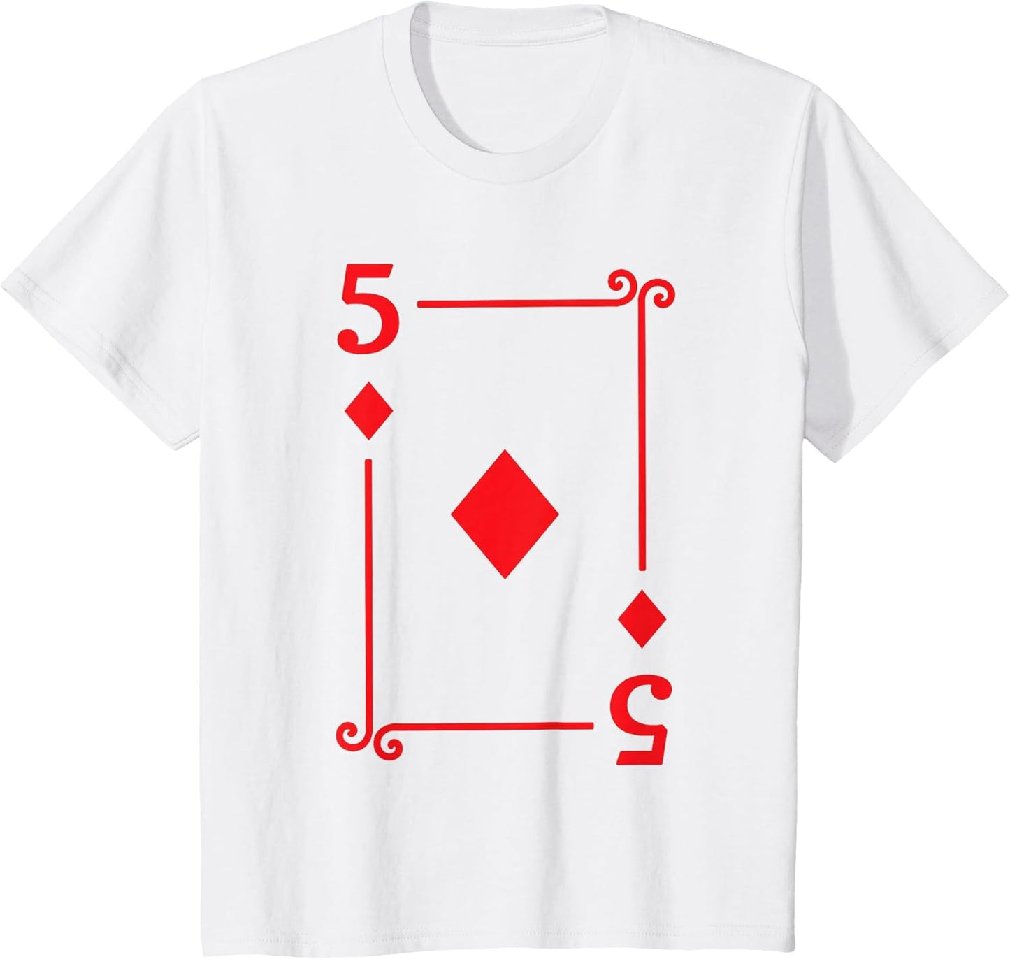 Playing Cards Costume - 5 Diamonds Card - Five Card