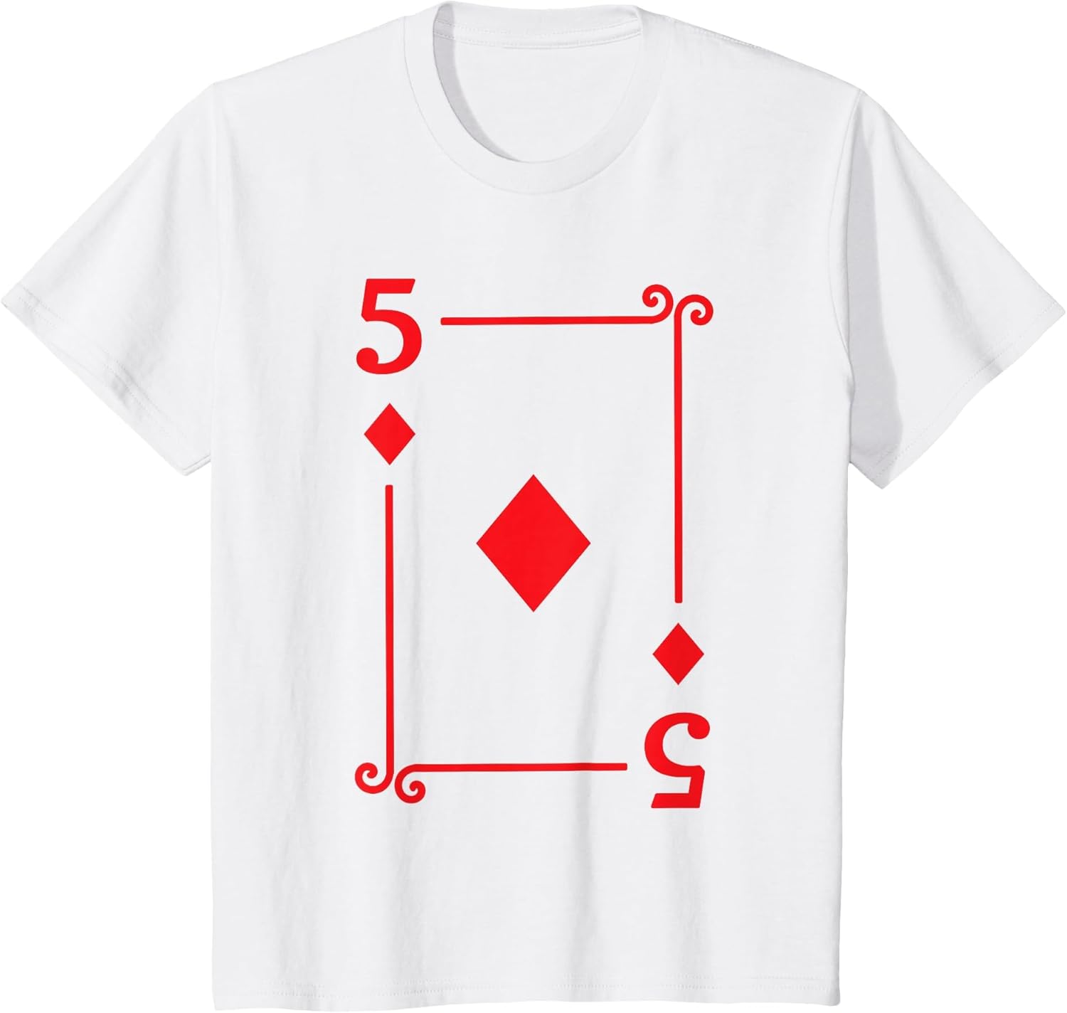 Playing Cards Costume - 5 Diamonds Card - Five Card