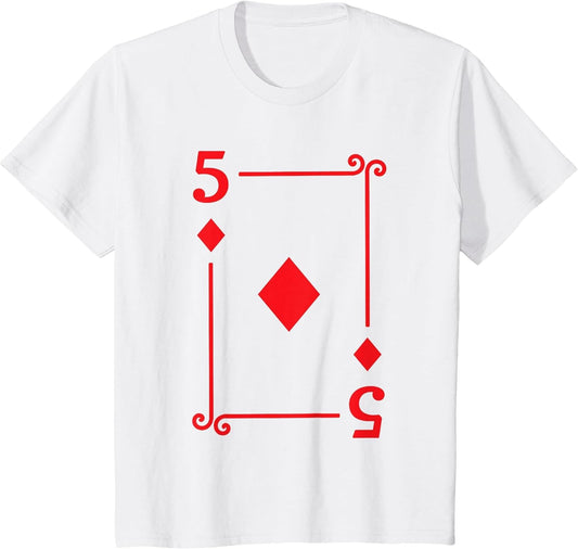 Playing Cards Costume - 5 Diamonds Card - Five Card