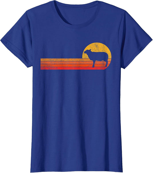 Retro Sheep Lover Funny Sheep Vintage