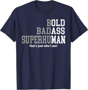 Retro Bold Ba-DASS That's Just Who I Am Old Ass Man Dad Life