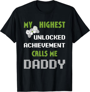 Nerdy Funny Father Day Gamer Dad Daddy Men Love Video Gaming
