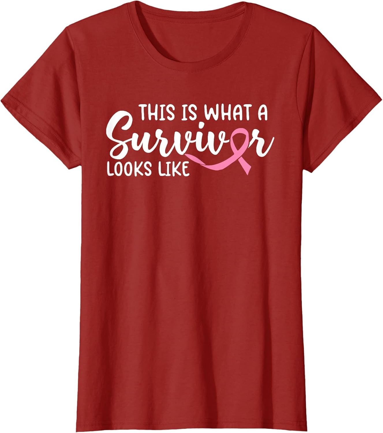 This is What A Survivor Looks Like Pink Ribbon Breast Cancer