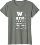 When Life Gets Blurry, Eye Doctor Snellen Chart Optometrist