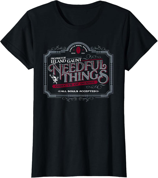 Gothic Horror Graphic Logo | Needful Things Devil