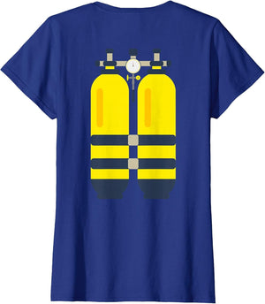 Scuba Tank Backprint Halloween Costumes Scuba Diver