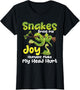 Snakes Bring Me Joy Humans Make My Head Hurt - Snake Lover