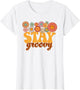 Retro Stay Groovy Sunflower Hippie Positive Mind