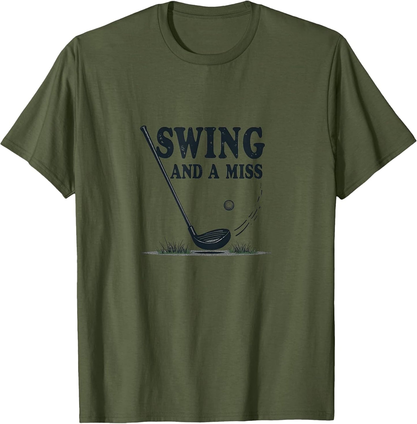 Swing and a Miss Funny Golf Design