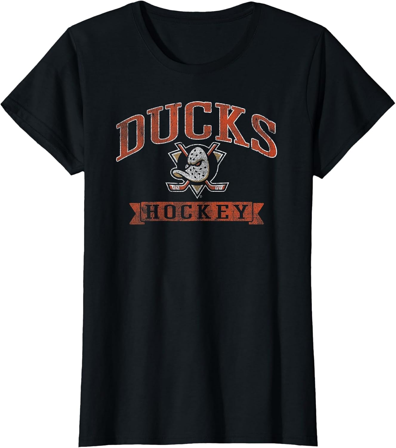 Anaheim Ducks Vintage Hockey Black NHL Officially Licensed