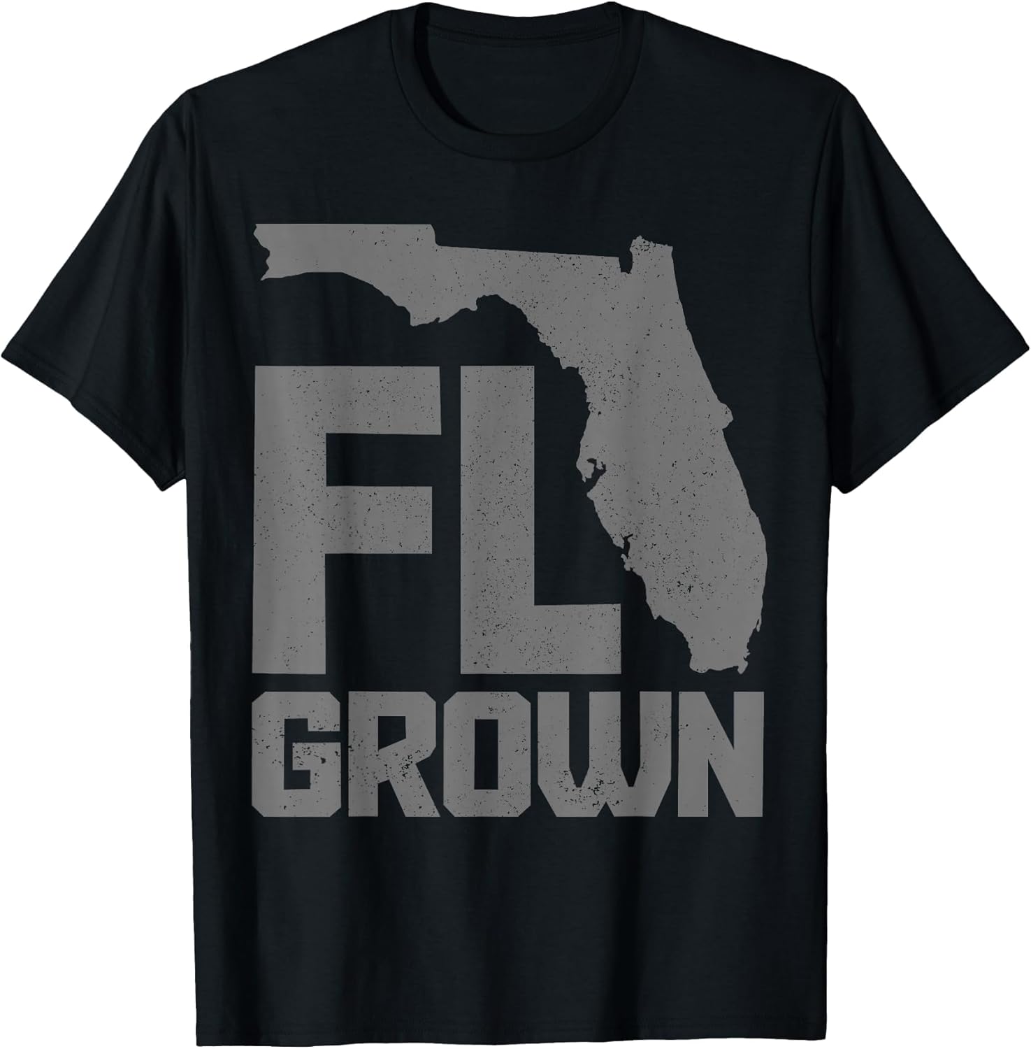 Florida FL Grown State Map Pride Vintage